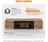 Тумба ТВ Lux Fire Нева настенная 1700 матовая, дуб вотан с биокамином 900 ТС-900ДВ-1700х400х286 6