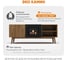 Тумба ТВ Lux Fire Волга напольная 1500, дуб вотан, с биокамином 500 ТП-500В-1500х600х300 5