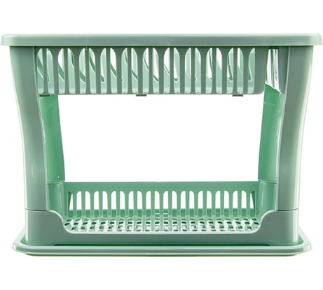 Сушилка для посуды IDEA 2-х ярусная фисташковый М 1175 Фисташковый