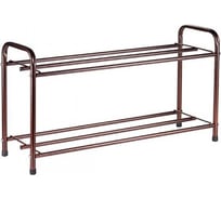 Подставка для обуви Универсал 2-х ярусная 71х40х24см антик медь 196-321 УТ-00125612