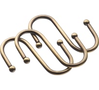 Комплект больших крючков Lemax 3 шт, античная бронза LE 311B AB