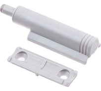 Газовый амортизатор для плавного закрывания двери Element врезной/внешний, серый, 1 шт 553860