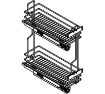 Сетка INOXA Quadro в базу 200 выдвижная с Push to Open, отделка хром 10L12/20-45PCR