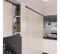 Сетка INOXA в базу 150 выдвижная с доводчиком, отделка хром 10L01/15-28PCR