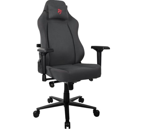 Компьютерное кресло Arozzi Primo Woven Fabric - Black - Red logo PRIMO-WF-BKRD