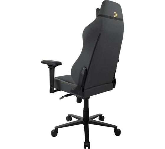 Компьютерное кресло Arozzi Primo Woven Fabric - Black - Gold logo PRIMO-WF-BKGD