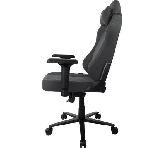 Компьютерное кресло Arozzi Primo Woven Fabric - Black - Gold logo PRIMO-WF-BKGD