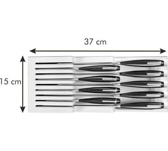 Лоток для ножей Tescoma FlexiSPACE 370x148 мм, для 9 ножей 899415
