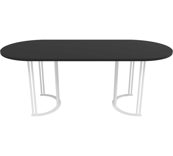 Овальный стол с металлическим подстольем GENGLASS VIOLUR GGT-20-3-2-20090 1