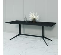 Прямоугольный стол с металлическим подстольем GENGLASS AMELIX GGT-22-2-2-200-90