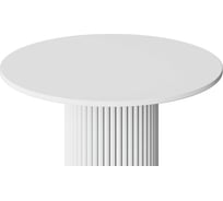 Столешница GENGLASS ЛДСП, 16 мм, белая, диаметр 900 мм GGTW-03-d90