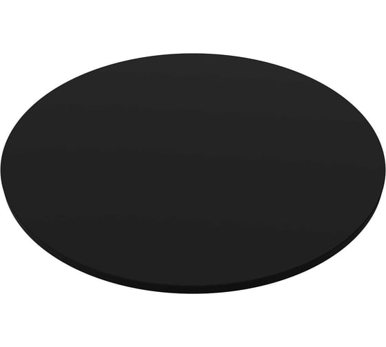 Столешница GENGLASS ЛДСП, 16 мм, чёрная, диаметр 600 мм GGTW-02-d60