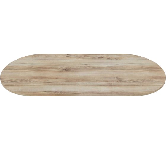 Столешница GENGLASS ЛДСП, 25 мм, орех, овальная GGTW-01-20090