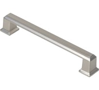 Мебельная металлическая ручка скоба AKS IONIKA 128 шлифованная сталь 56922