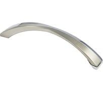 Мебельная металлическая ручка скоба AKS DL25 128 инокс/хром 21422