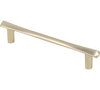 Мебельная металлическая ручка скоба AKS MARGARITA 128 брашированное золото 104221