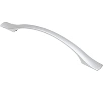 Мебельная металлическая ручка скоба AKS CLIP 128, матовый хром 95394