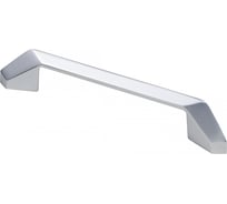 Мебельная металлическая ручка скоба AKS HELLY 128 матовый хром 89340