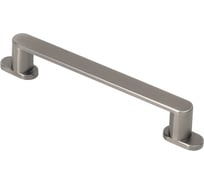 Мебельная металлическая ручка скоба AKS GRAND 192 шлифованный никель 56783