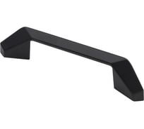 Мебельная металлическая ручка скоба AKS HELLY 128 черный матовый 89338