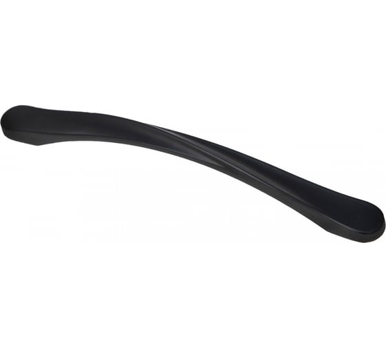Мебельная металлическая ручка скоба AKS EDGE 160 черный 77707 1