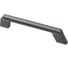 Мебельная металлическая ручка скоба AKS TECHNO line 160 графит 59115 1