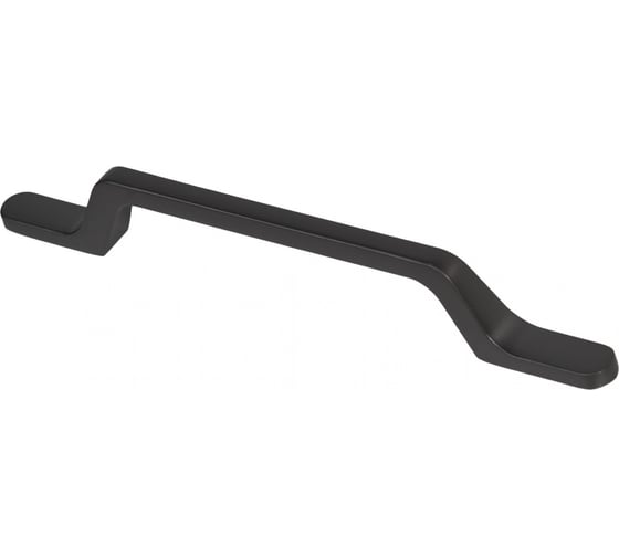 Мебельная металлическая ручка скоба AKS SIGN 128 черный 59477 1