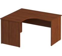 Стол эргономичный Юнитекс Комфорт левый 140_120_75, орех французский К.134_ОФ