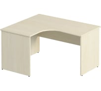 Стол эргономичный Юнитекс Комфорт левый 140_120_75, дуб шамони светлый К.134_ДШ