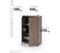 Шкаф для документов закрытый Юнитекс Комфорт 80x38x123, дуб шамони тёмный К.364_ШТ 2