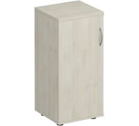 Шкаф для документов Юнитекс Комфорт низкий узкий закрытый 40_38_84, дуб шамони К.508_ДШ