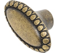 Ручка мебельная AKS WP11-48 кнопка металлическая, старое золото 23533