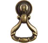 Ручка мебельная AKS WP11-47 кнопка металлическая, старое золото 23174