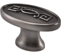 Ручка мебельная AKS PAOLA кнопка металлическая, шлифованный никель 56816