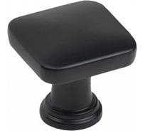 Ручка мебельная AKS KNOPA кнопка металлическая, черный матовый 80675