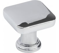 Ручка мебельная AKS KNOPA кнопка металлическая, хром 80678