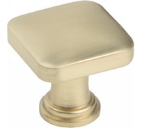 Ручка мебельная AKS KNOPA кнопка металлическая, брашированное золото 80677