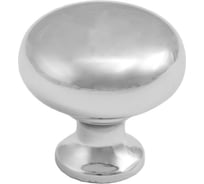 Ручка мебельная AKS GP16 кнопка металлическая, хром 23596