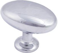 Ручка мебельная AKS GP09 кнопка металлическая, хром 66583