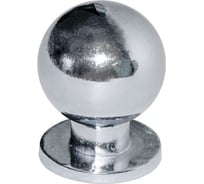 Ручка мебельная AKS GN34 кнопка металлическая, хром 62150