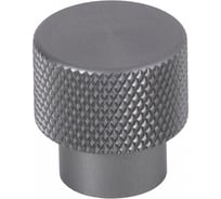 Ручка мебельная AKS FLUID кнопка металлическая, графит 103275