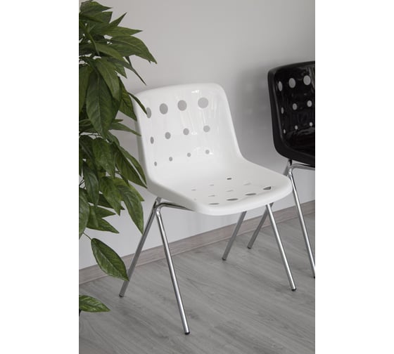 Стул Sheffilton SHT-S179 белый/хром 262951