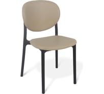 Стул Sheffilton SHT-S180 бежевый/черный 262953