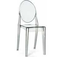 Пластиковый стул Woodville Victoria clear gray 15795
