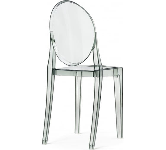 Пластиковый стул Woodville Victoria clear gray 15795