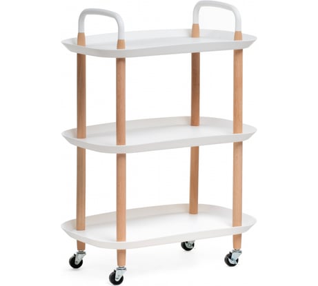 Сервировочный столик Woodville Case 56x35x82 см, white 15800