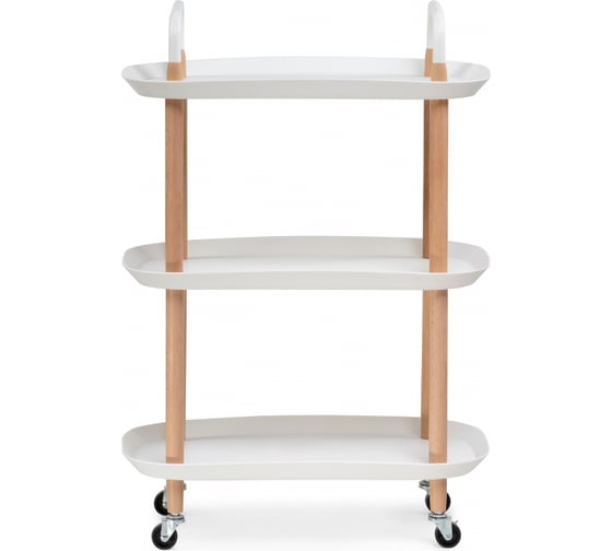 Сервировочный столик Woodville Case 56x35x82 см, white 15800