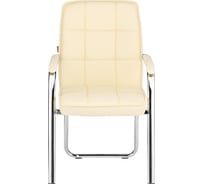 Конференц-кресло Easy Chair BN TQ 810 VPU кожзам бежевый хром 1308087