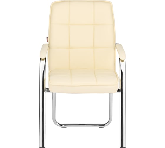 Конференц-кресло Easy Chair BN TQ 810 VPU кожзам бежевый хром 1308087 1