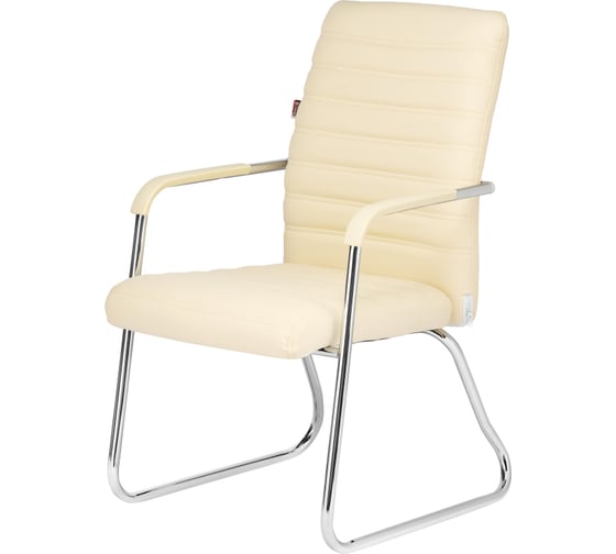 Конференц-кресло Easy Chair 806 VPU кожзам бежевый хром 1308085